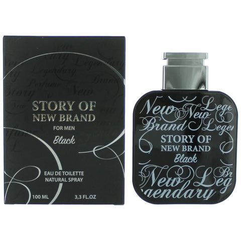 New Brand Story of New Brand EDT 3.3oz for Men fragrance bottle and box