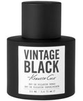 Kenneth Cole Vintage Black EDT 3.4oz for men fragrance bottle and box