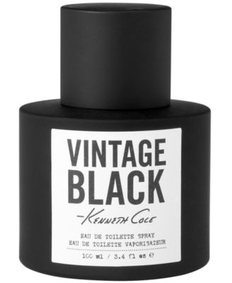 Kenneth Cole Vintage Black EDT 3.4oz for men fragrance bottle and box