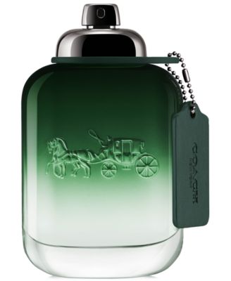 Coach New York Green EDT 3.3oz for men fragrance bottle and box
