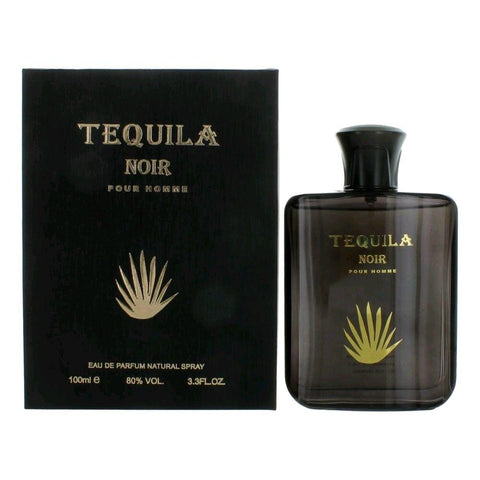 Tequila Perfumes Noir EDP 3.4oz for men fragrance bottle and box