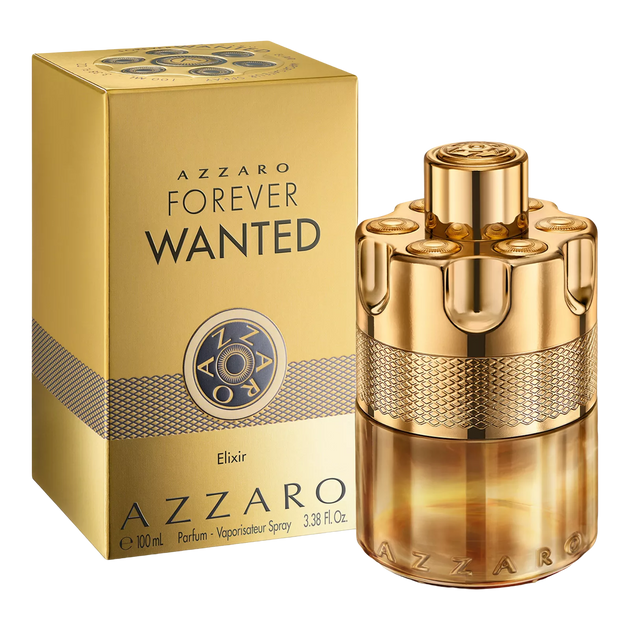 Azzaro Loris Forever Wanted Elixir EDP 3.38oz for men fragrance bottle and box