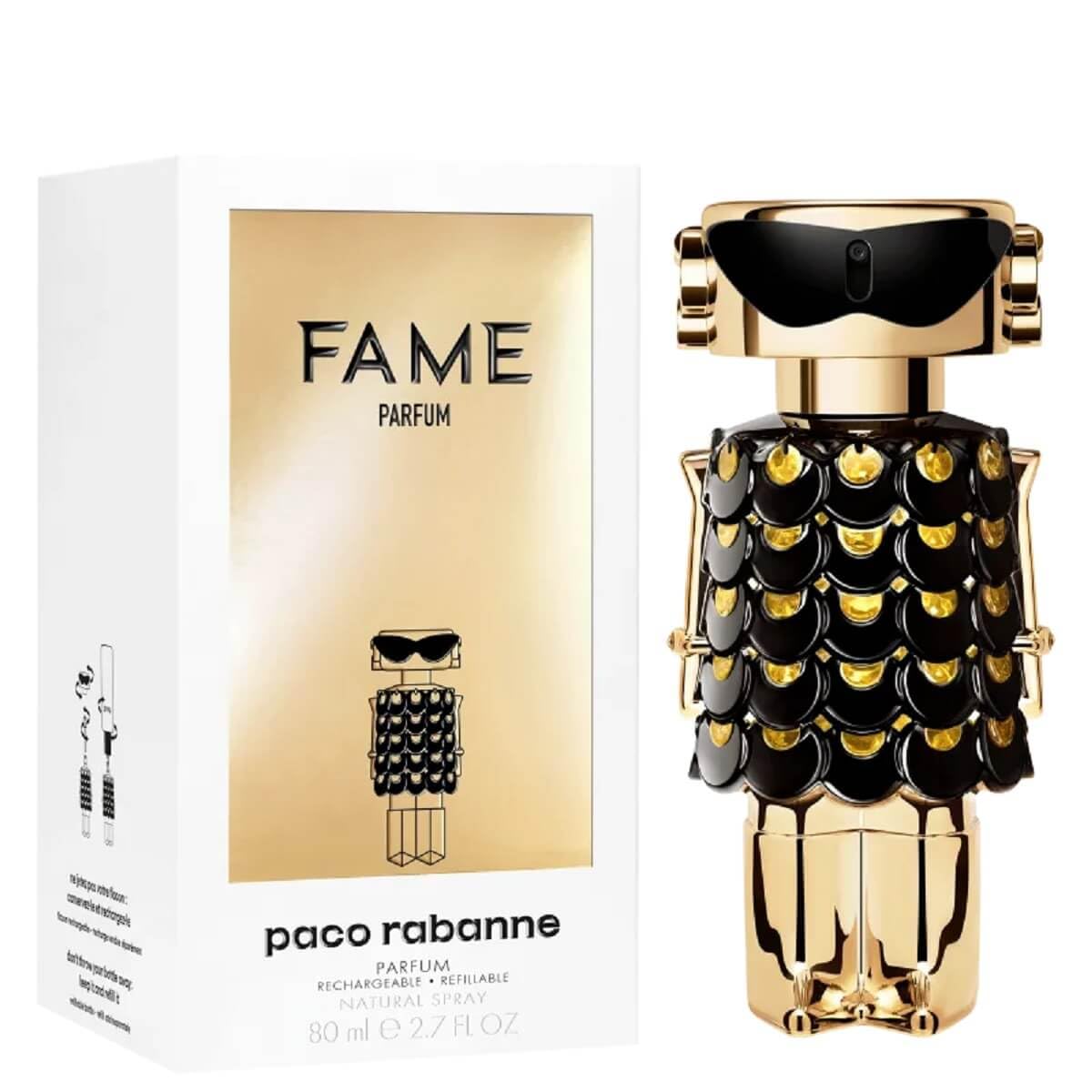 Paco Rabanne Fame EDP 2.7oz for women fragrance bottle and box