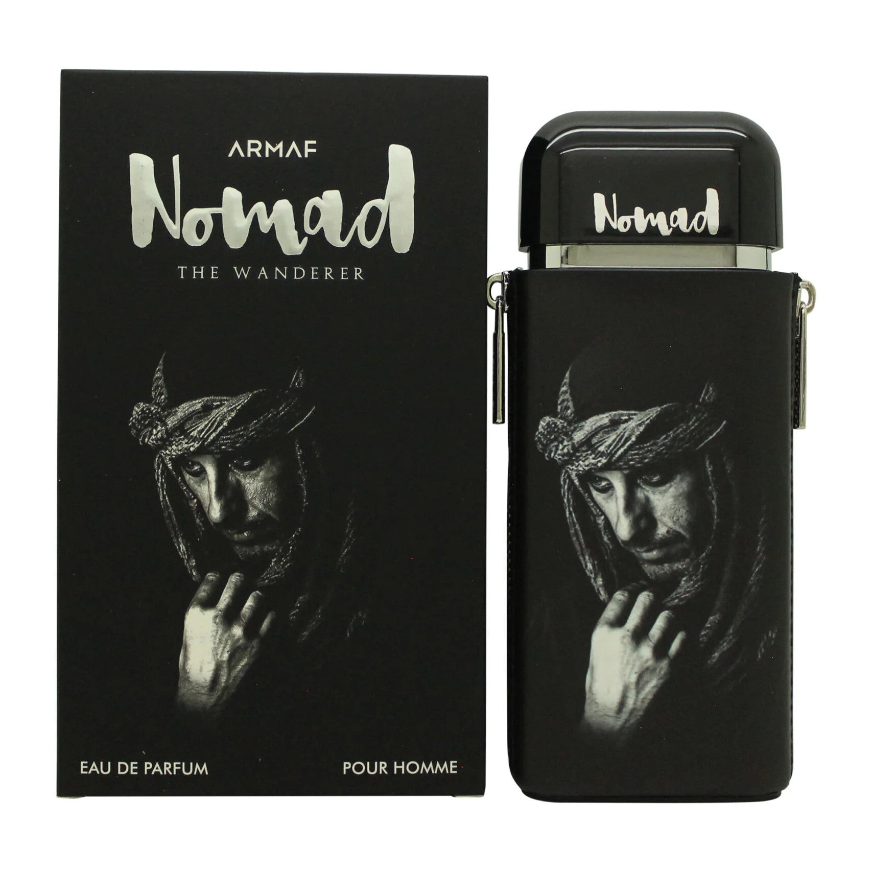 Armaf Luxe Sterling Parfums Nomad the Wanderer 3.38oz for men fragrance bottle and box