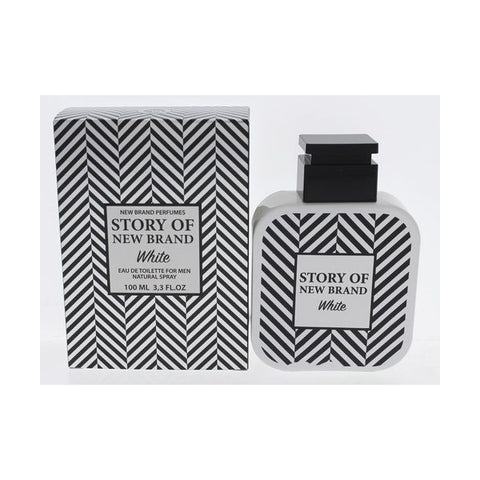 New Brand Story of New Brand EDT 3.3oz for Men fragrance bottle and box