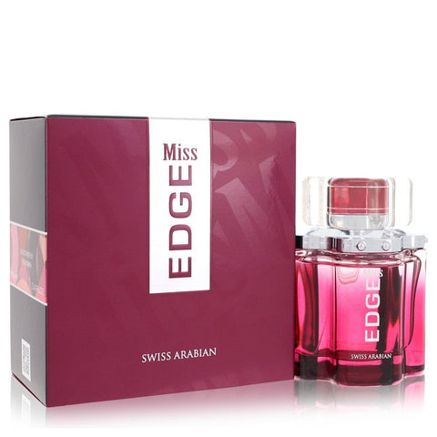 Swiss Arabian Miss Edge 3.4 EDP for fragrance bottle and box