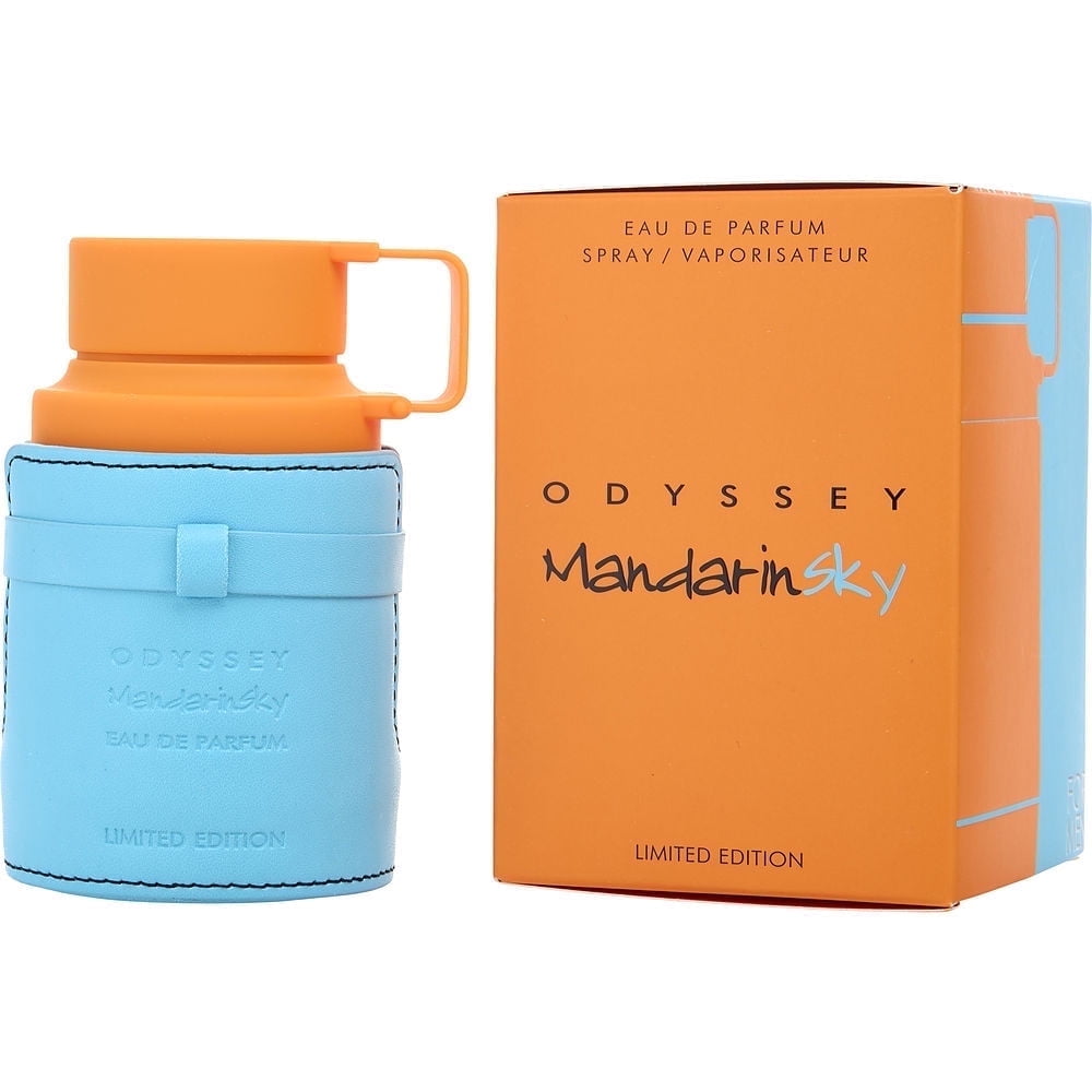 Armaf Mandarín Sky Odyssey EDP 3.4oz for men fragrance bottle and box
