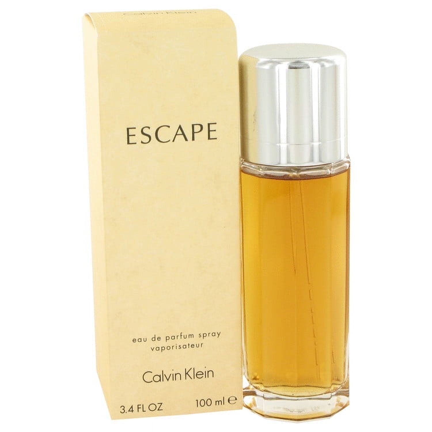 Calvin Klein Escape EDP 3.4oz for women fragrance bottle and box