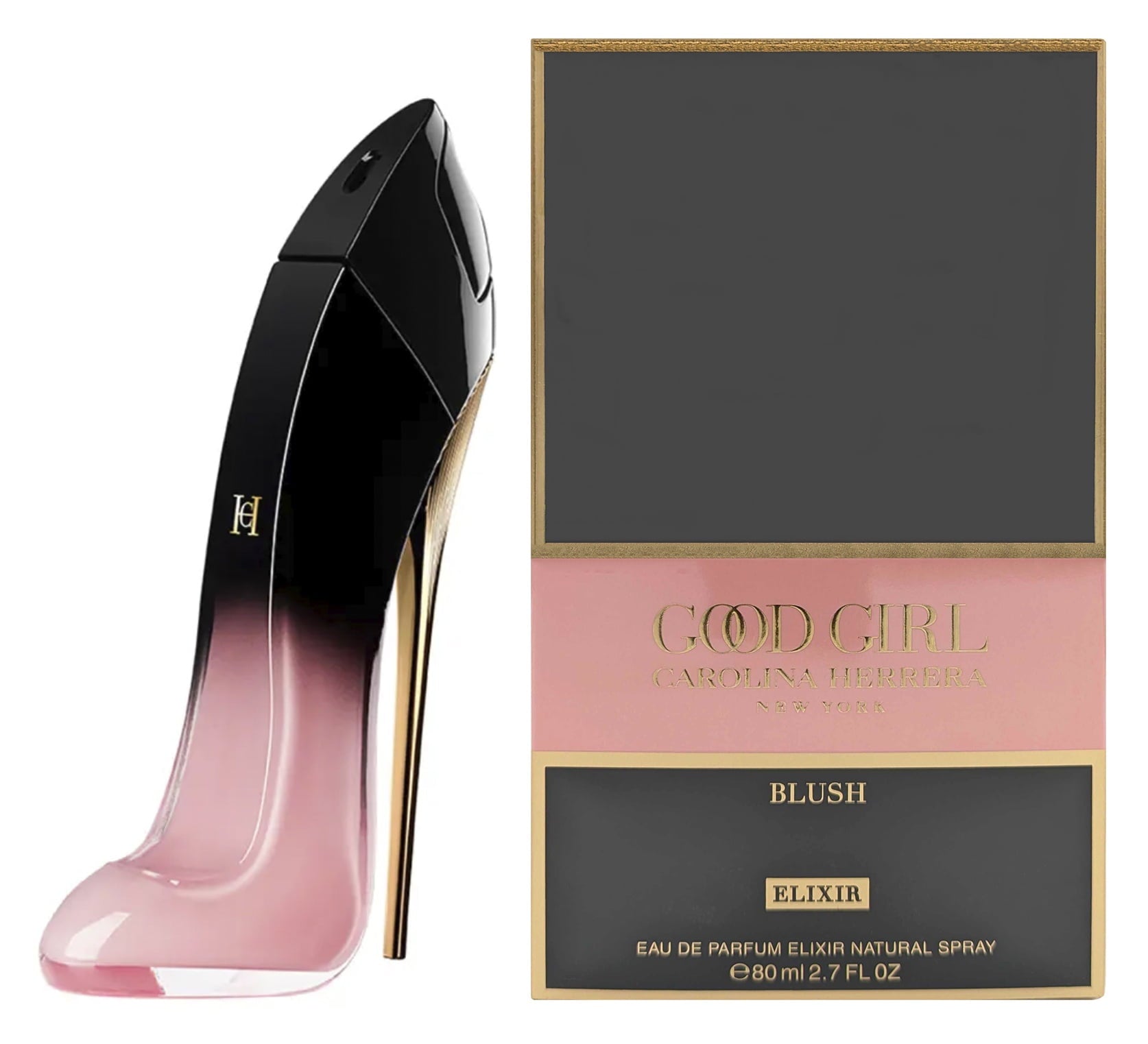 Carolina Herrera Good Girl Blush Elixir EDP 2.7oz for women fragrance bottle and box