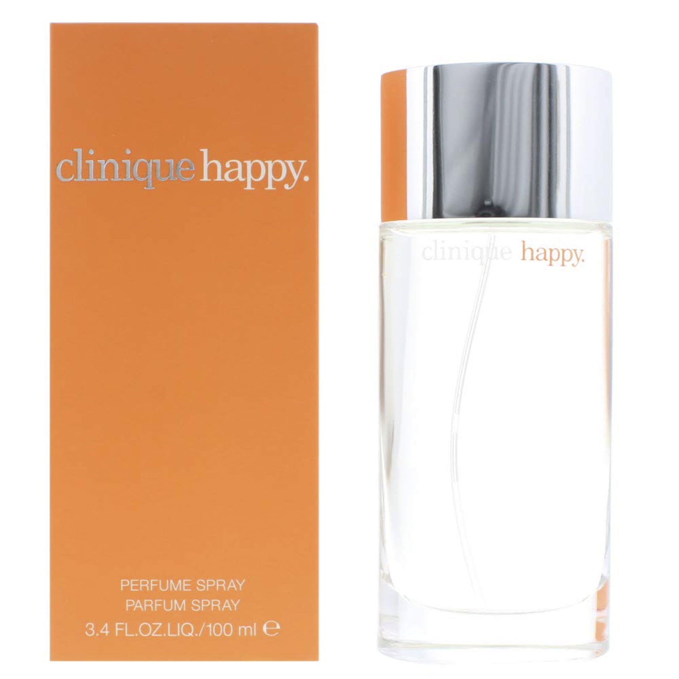 Clinique Happy EDP 3.4oz for women fragrance bottle and box