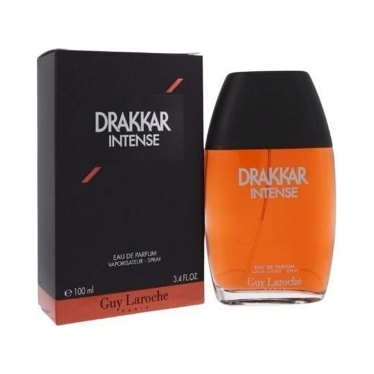 Guy Laroche Drakkar Intense EDT 3.4oz for men fragrance bottle and box