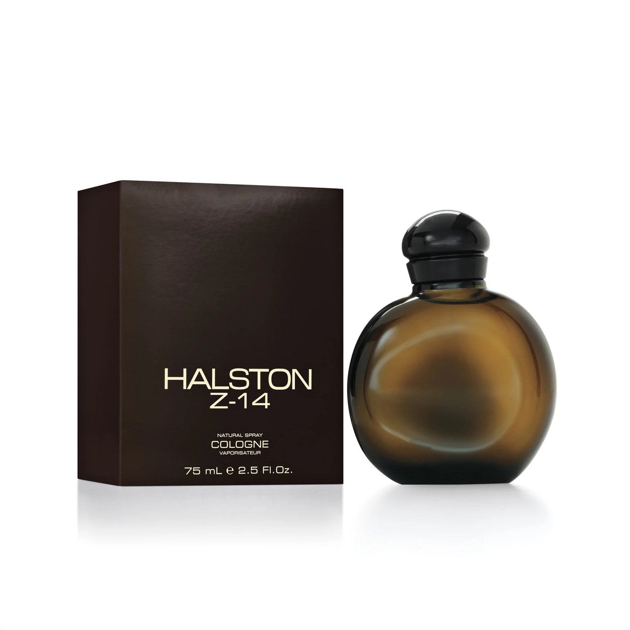 Halston Z-14 Splash Cologne 2.5oz for men fragrance bottle and box