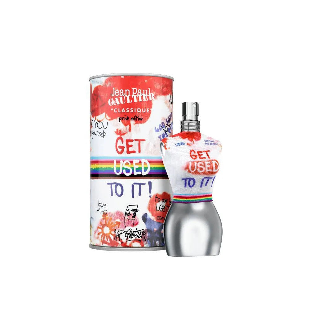 Jean Paul Gaultier Classique Pride Edition EDT 3.4oz for women fragrance bottle and box