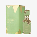 Lattafa Eclaire Pistache EDP 3.4oz unisex fragrance bottle and box