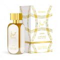 Lattafa Hayaati Gold Elixir EDP 3.4oz for women fragrance bottle and box