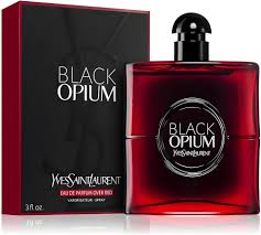 Yves Saint Laurent Black Opium Over Red EDP 1.7oz for women fragrance bottle and box