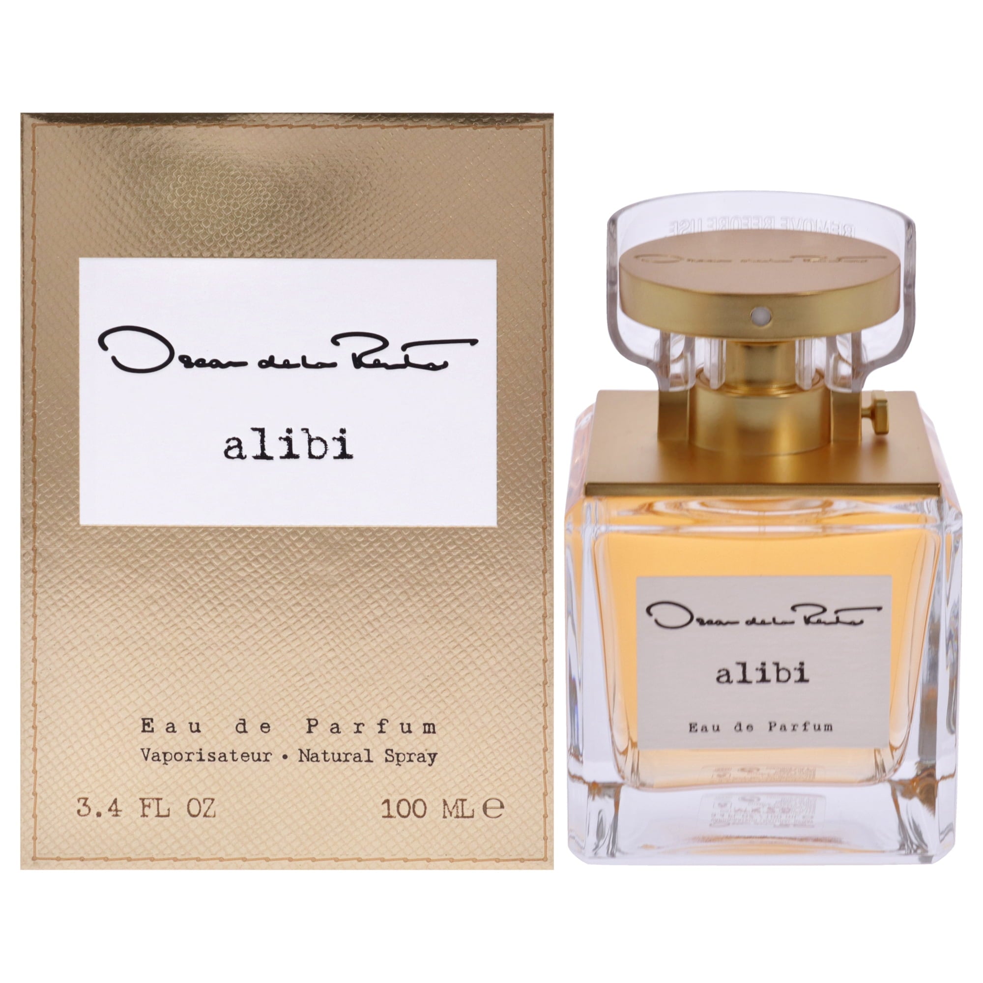 Oscar de la Renta Alibi EDP 3.4oz for women fragrance bottle and box