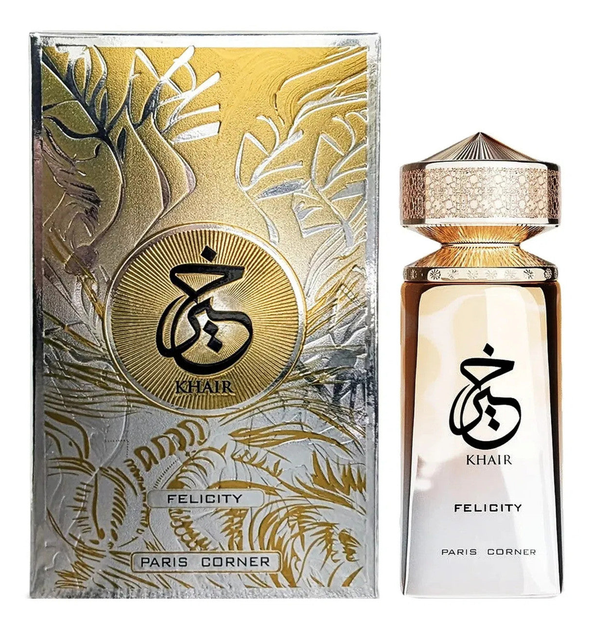 Paris Corner Khair Felicity EDP 3.4oz unisex fragrance bottle and box