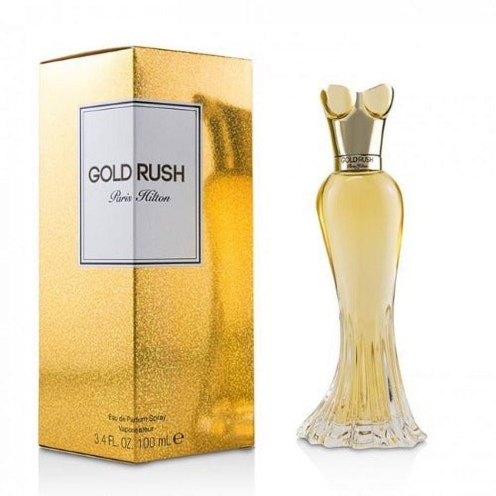 Paris Hilton Gold Rush EDP 3.4oz for women fragrance bottle and box