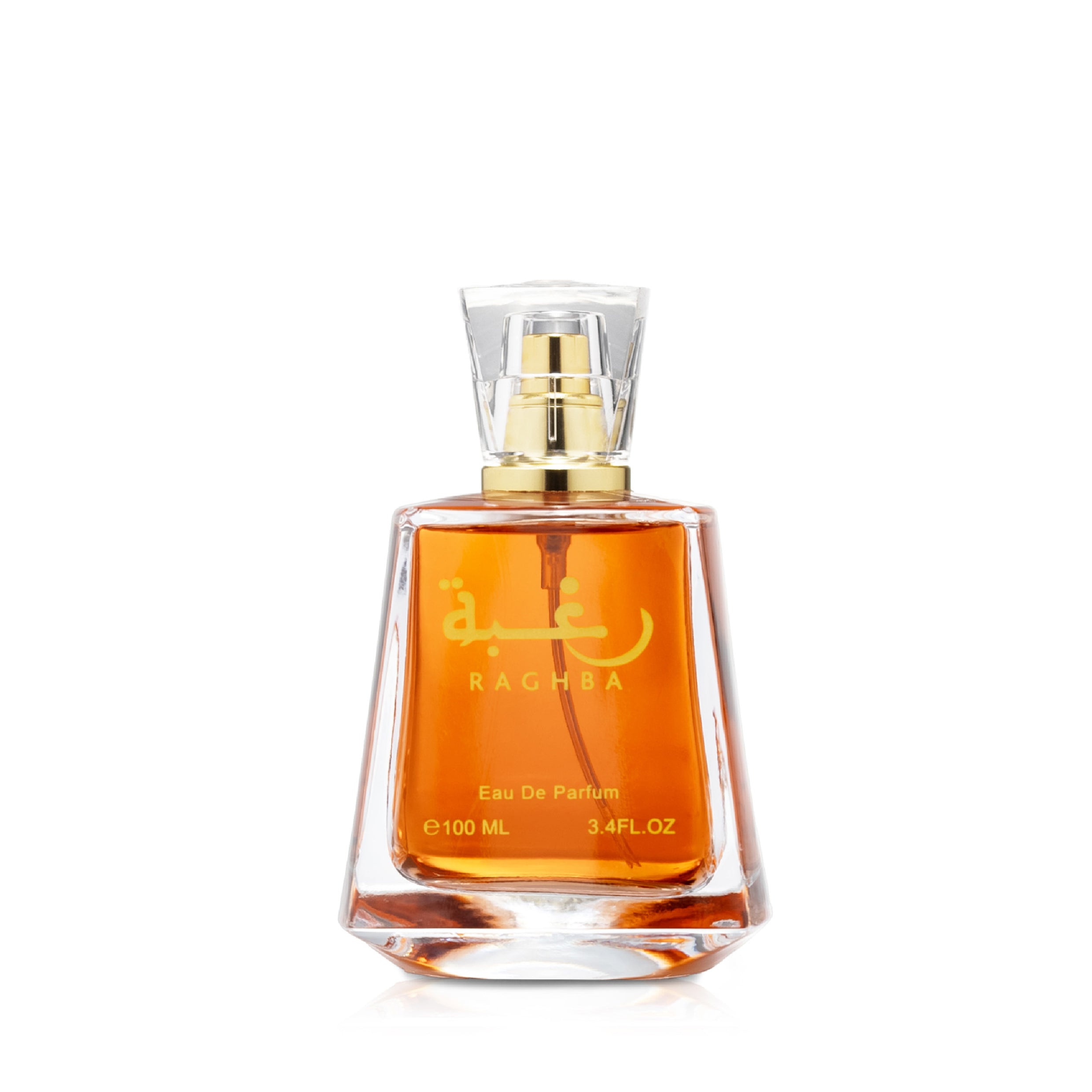 Lattafa Raghba EDP 3.4oz for women fragrance bottle and box