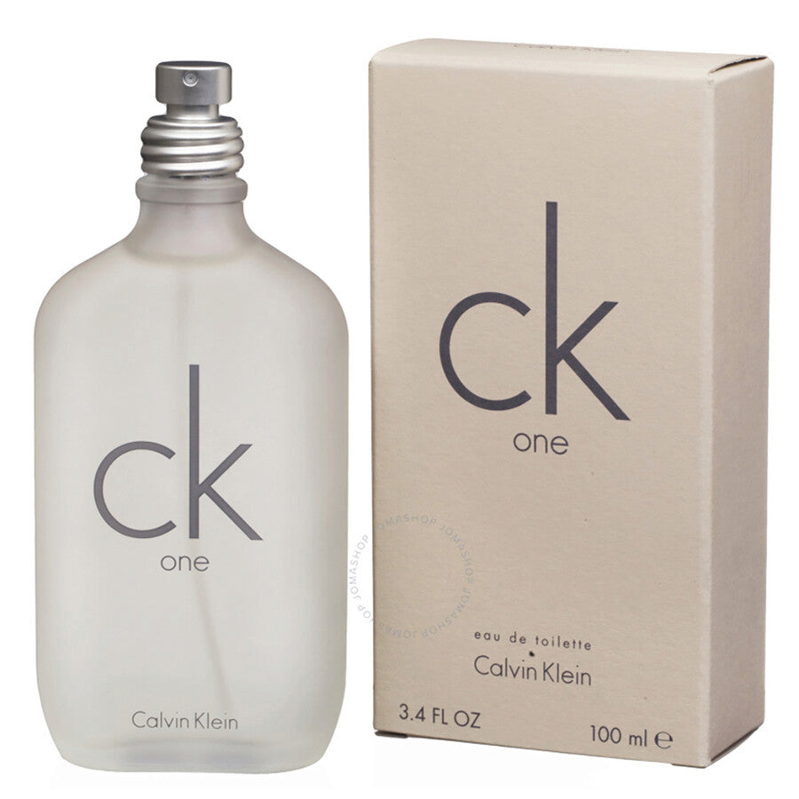 Calvin Klein Ck One EDT 3.4oz for Men fragrance bottle and box