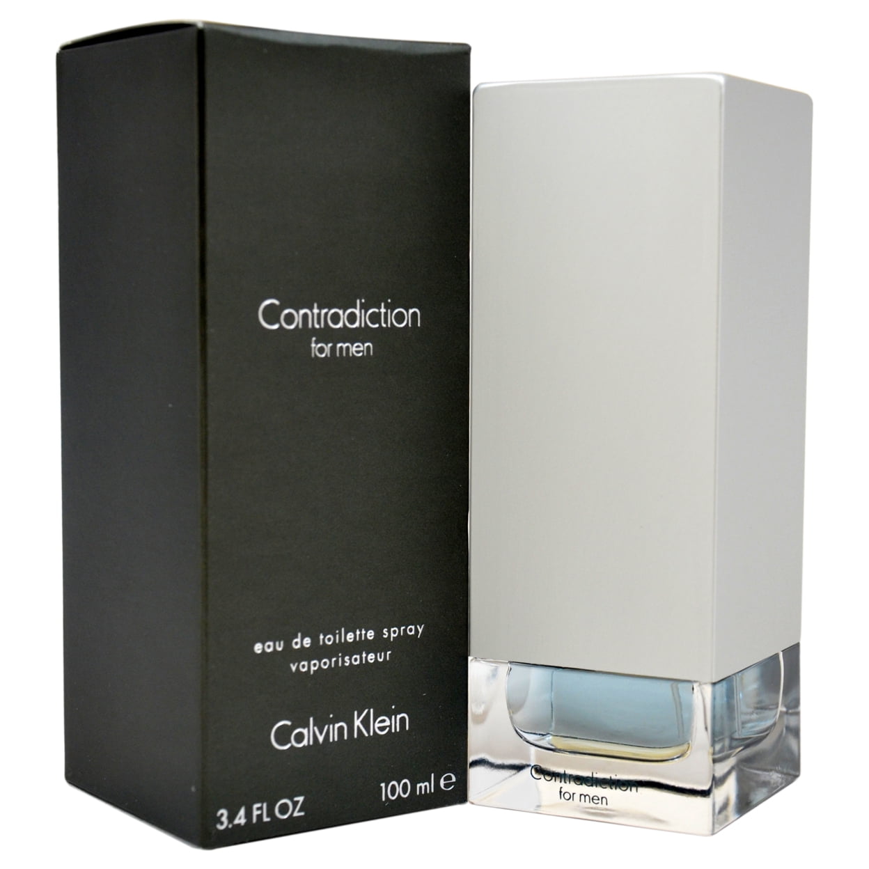 Calvin Klein Contradiction EDT 3.4oz for men fragrance bottle and box