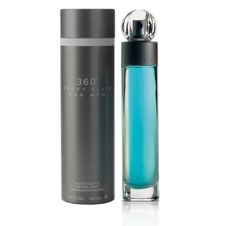 Perry Ellis 360 EDT 6.7oz for Men fragrance bottle and box