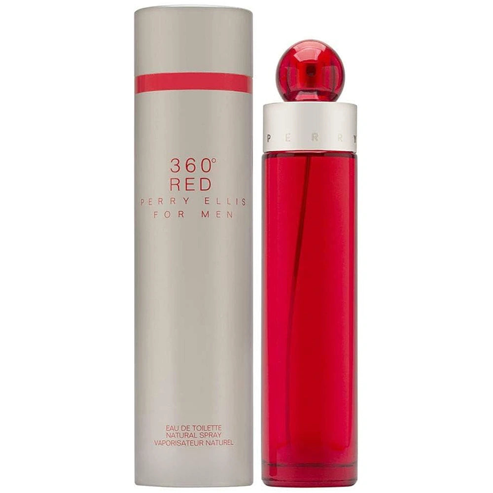 Perry Ellis 360 Red EDT 6.7oz for men fragrance bottle and box