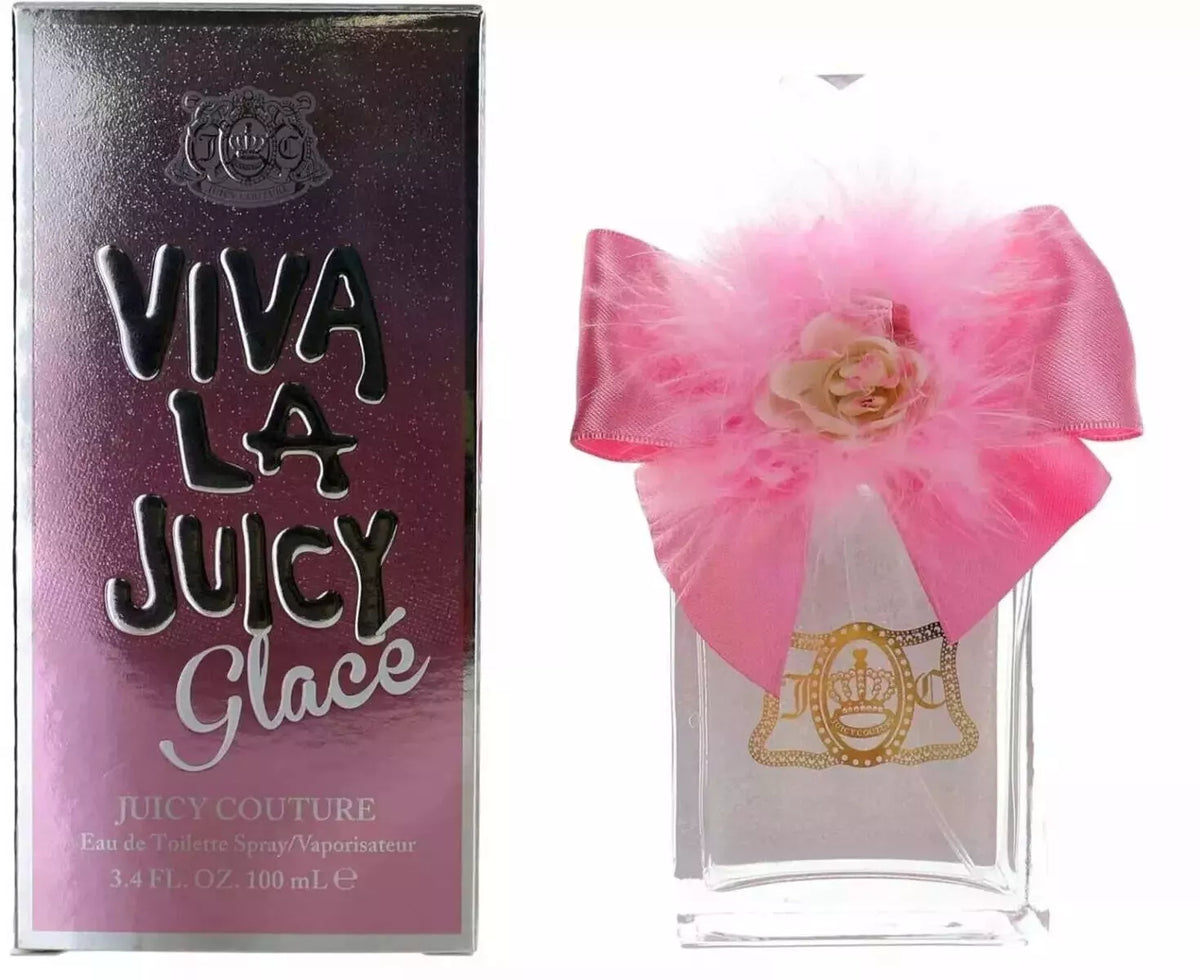Juicy Couture Viva la Juicy Glace EDP 3.4oz for women fragrance bottle and box