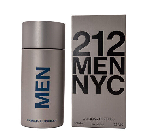 Carolina Herrera 212 EDT 6.7oz for men fragrance bottle and box
